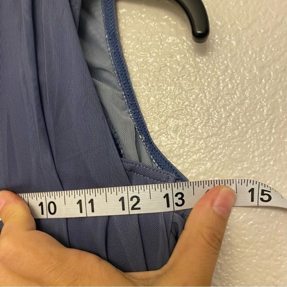 Weissman Blue Dance Costume with Star Accents - Picture 6 of 11